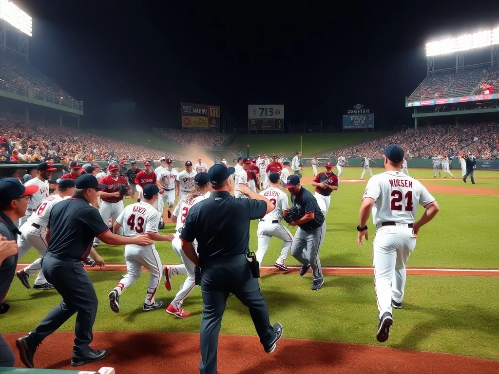 Braves, Angels benches clear during brawl; MLB suspends 2 players