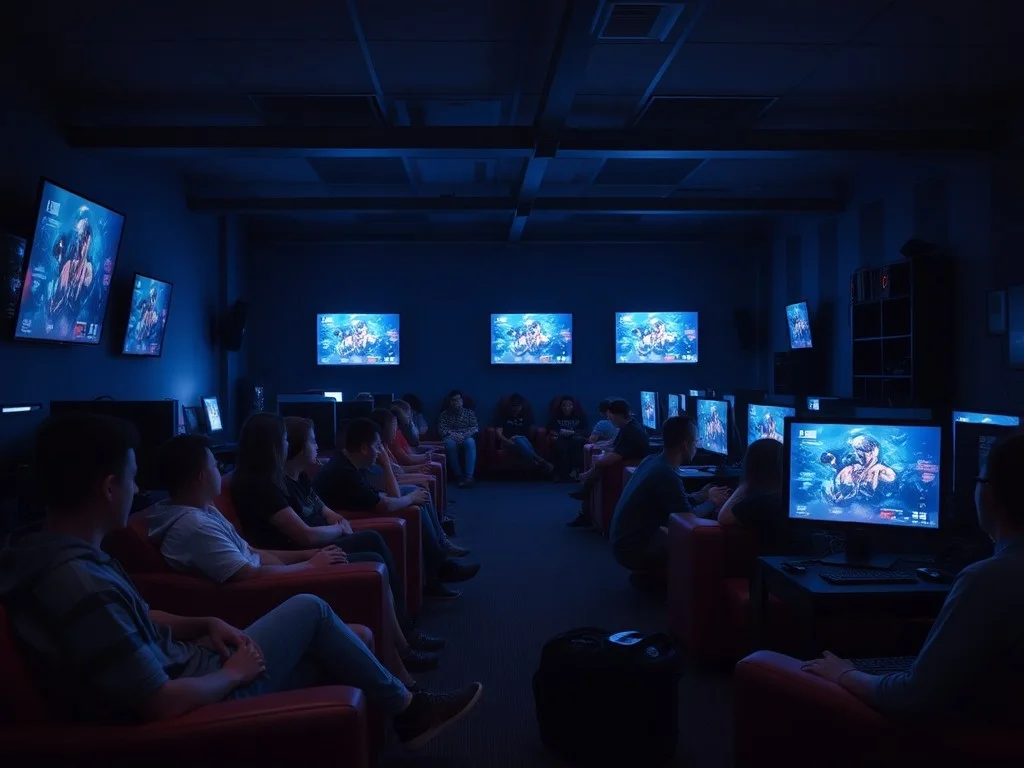 Central Arizona College gamers log in between classes