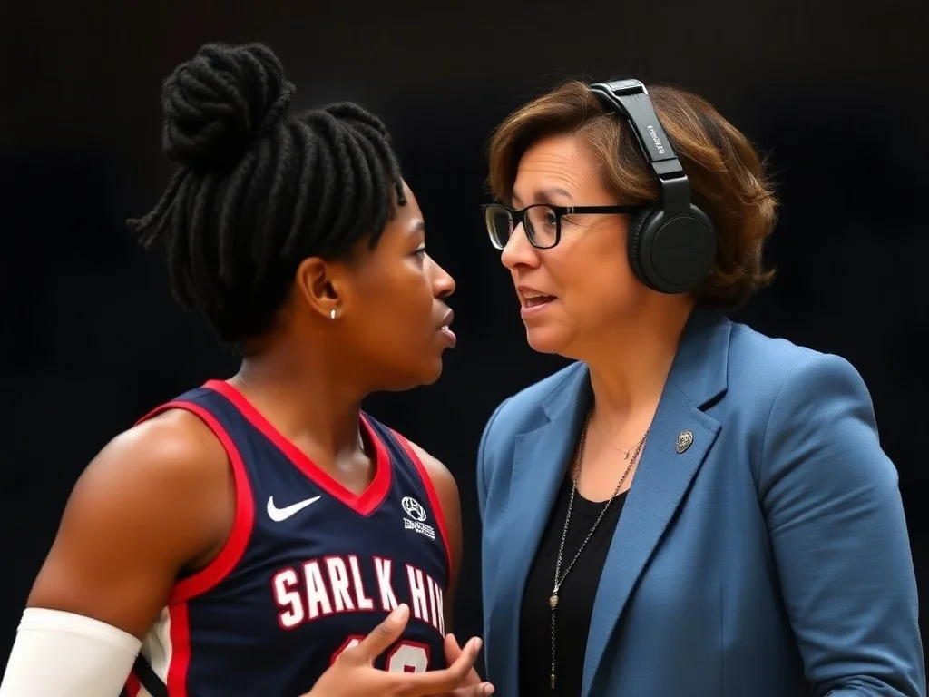 Dawn Staley declines to address Geno Auriemma controversy