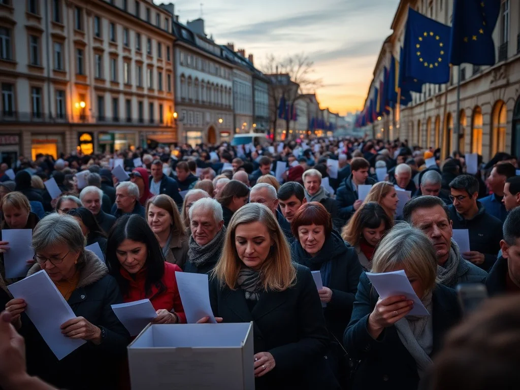 Early results in Hungary’s vote show opposition party leading and Prime Minister Orbán’s trailing