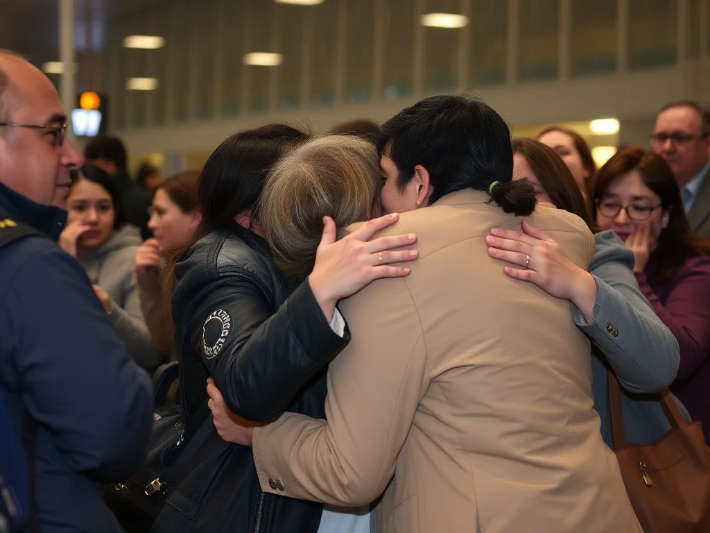 French nationals return home following Iran prison release