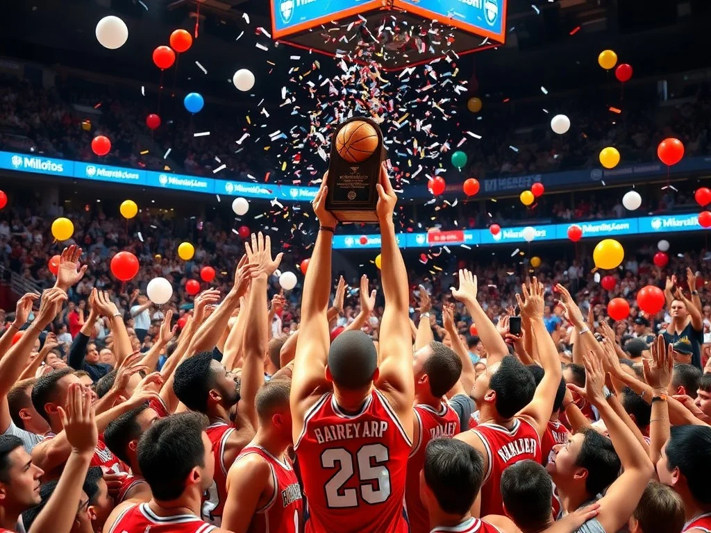 Gannon men’s basketball defeats Lander 84-61, takes home program’s first national championship