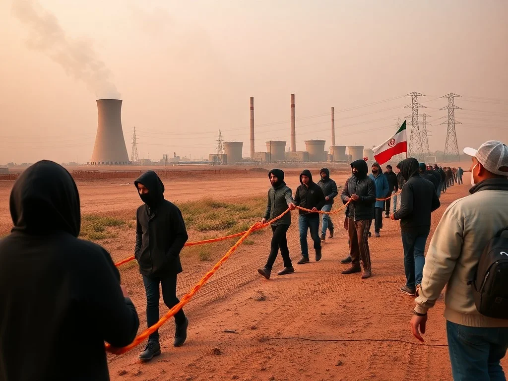 Iran tells young people to make human chains around power plants