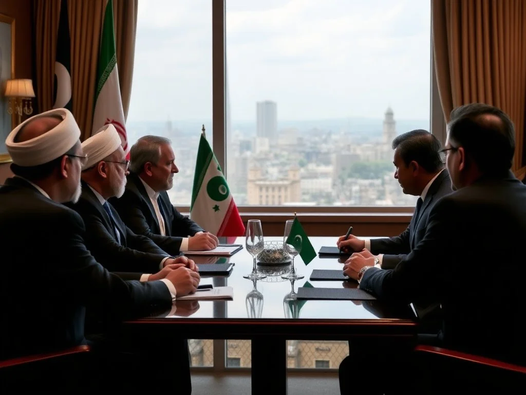 Iranian officials meet Pakistani PM ahead of US peace talks
