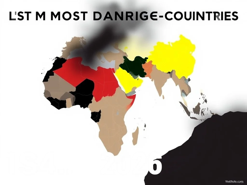 List of 10 Most Dangerous Countries in The World 2026