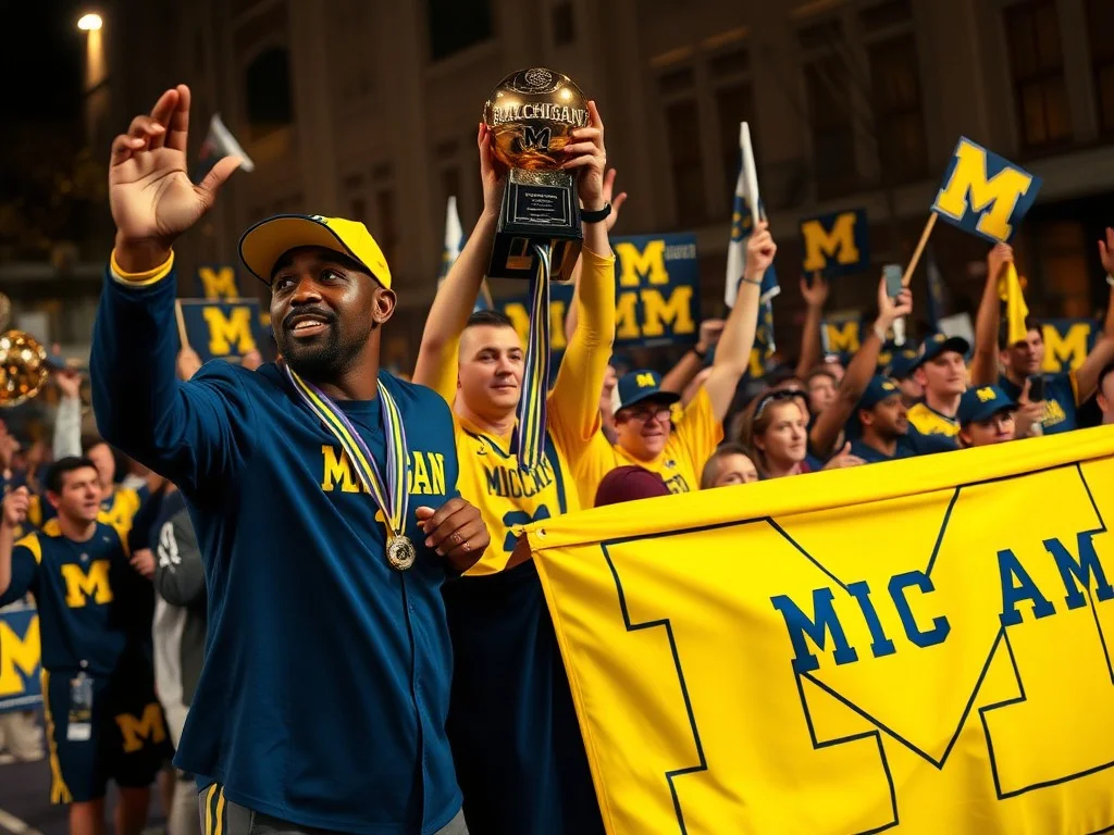 Michigan basketball celebrates championship with parade: Live updates