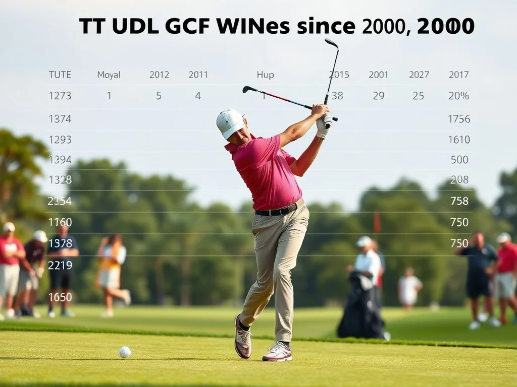 Most PGA Tour wins since 2000