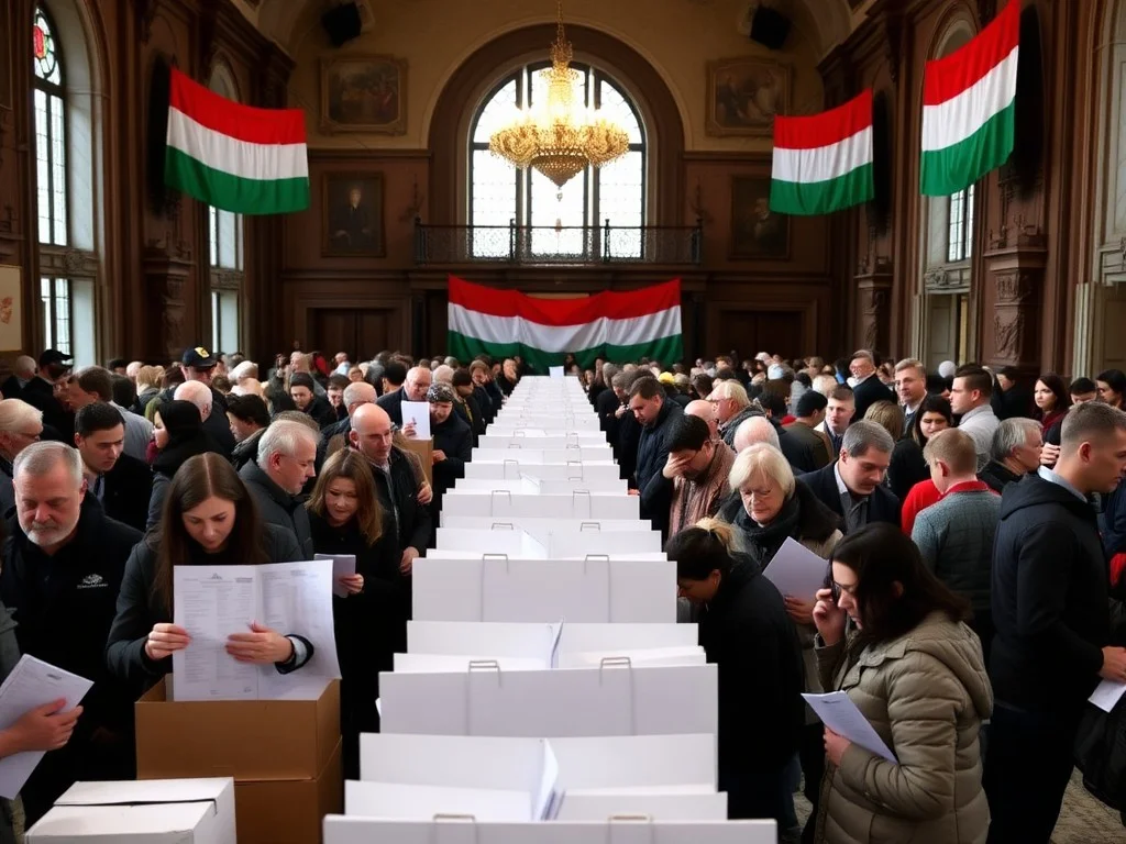 Record turnout expected as parliamentary elections in Hungary gets under way