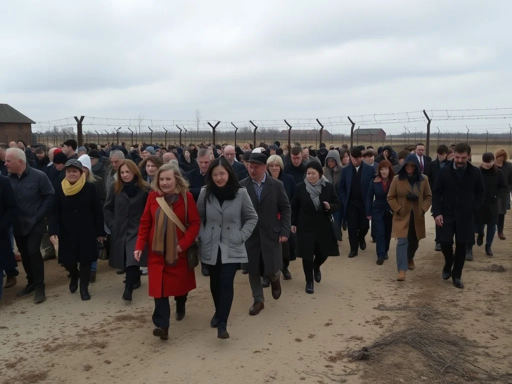 Thousands gather in Poland for the annual March of the Living on Holocaust Remembrance Day