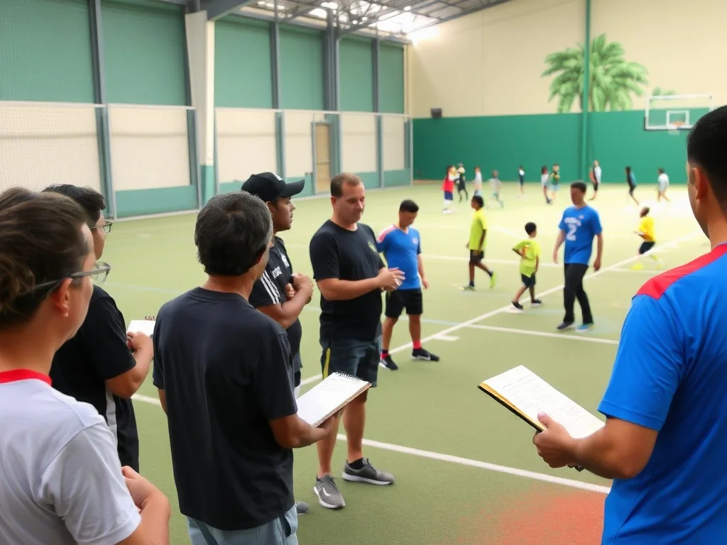 Training for coaches of the Foundation's schools in Brazil
