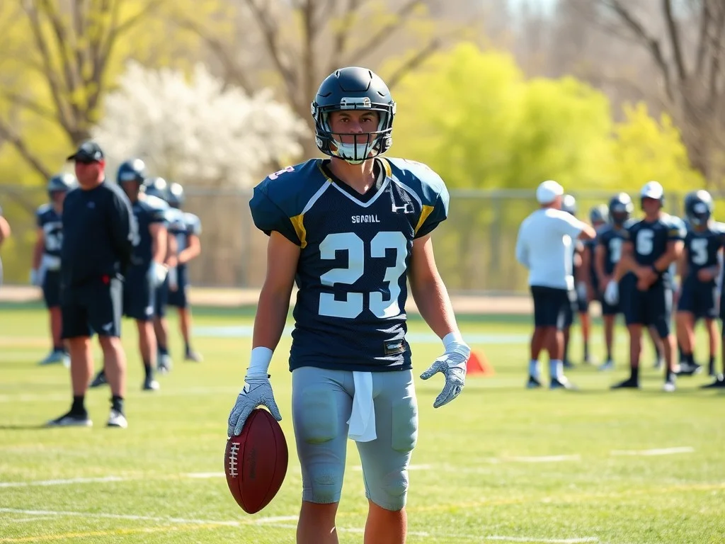 Transfer linebacker Davis is one early spring standout