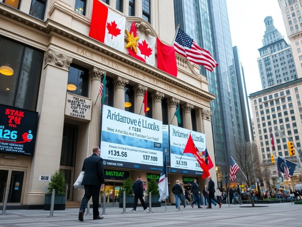 TSX falls while U.S. markets rise amid hopes Middle East ceasefire holds