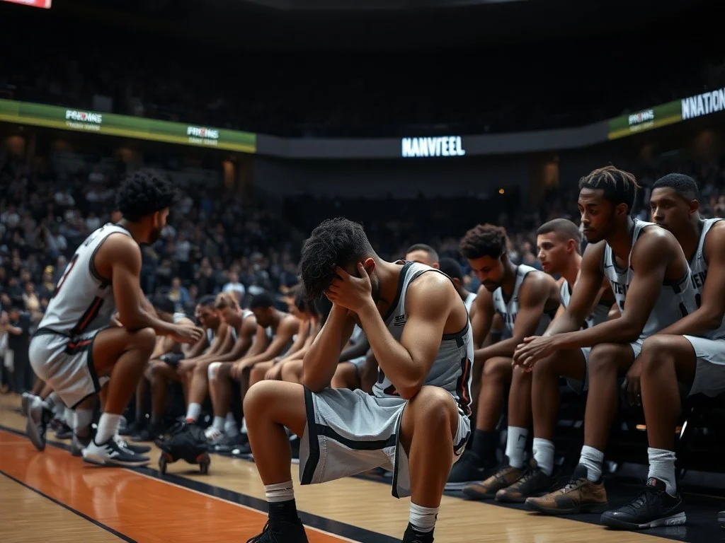 Yaxel Lendeborg struggles for Michigan in first half against UConn: 'I feel awful'